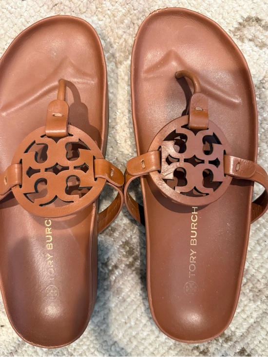 Tory Burch Shoes - Tory Burch Miller Sandals in Cognac Brown 9 worn once